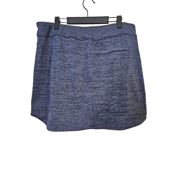 Athleta blue heathered drawstring skirt. Size XL. - Picture 2 of 4